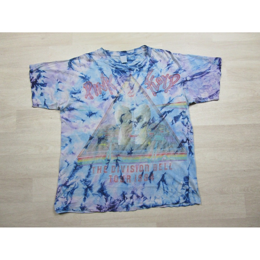 VINTAGE 1994 PINK FLOYD THE DIVISION BELL TOUR T‎ SHIRT (XL) TIE DYE 90S CONCERT